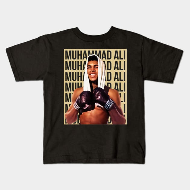 Ali Kids T-Shirt by sandesart